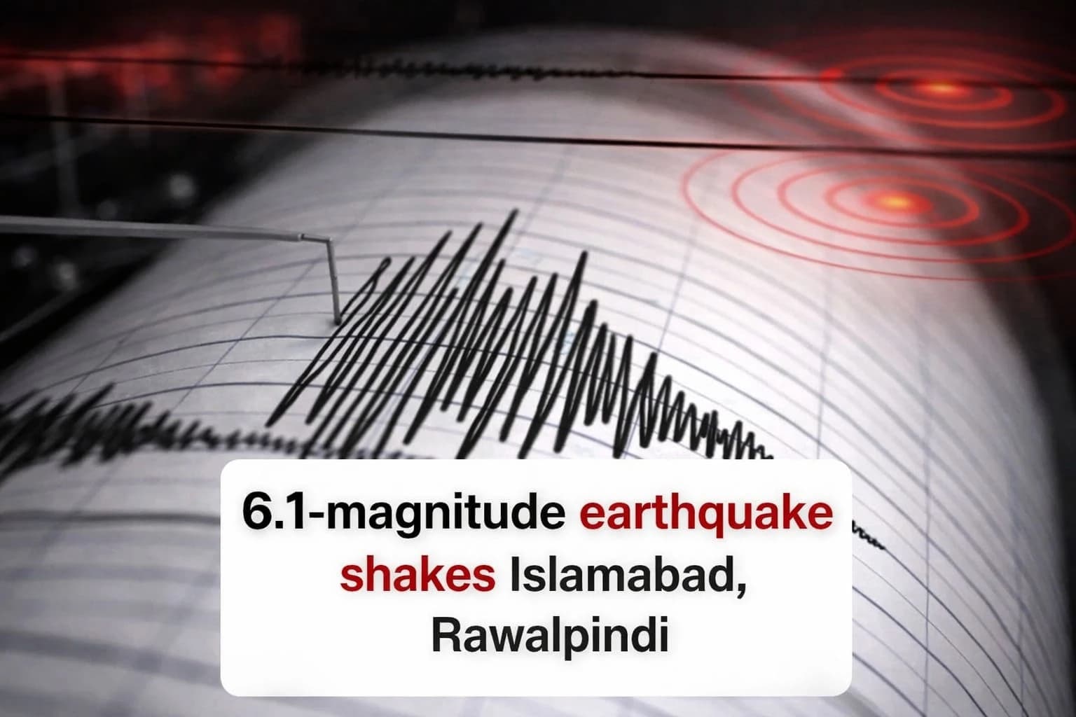 People Come Out of Homes as Earthquake Hits Islamabad and Rawalpindi